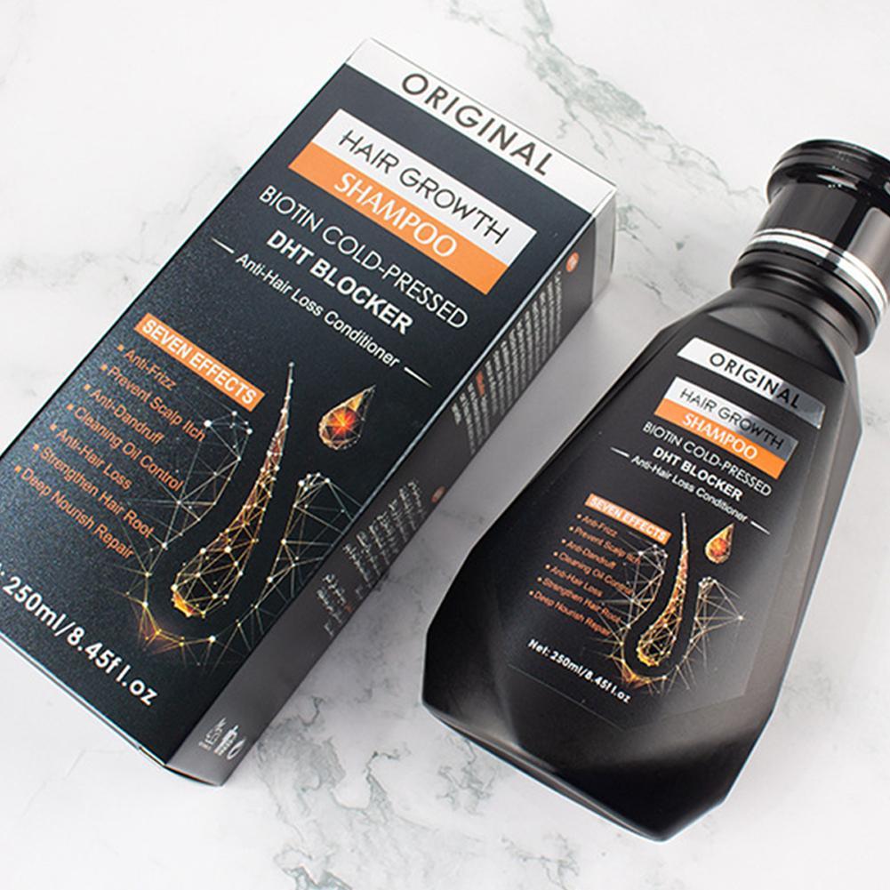 모발 성장을위한 빗 브러시가있는 250ML 비오틴 샴푸 - Hair Care Dandruff 리뷰 및 가격