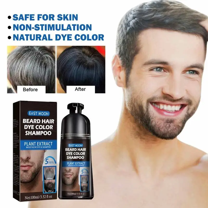 100ml 허브 추출물 빠른 영구 검은 염료 회색 머리 - Hair Care Organic 리뷰 및 가격