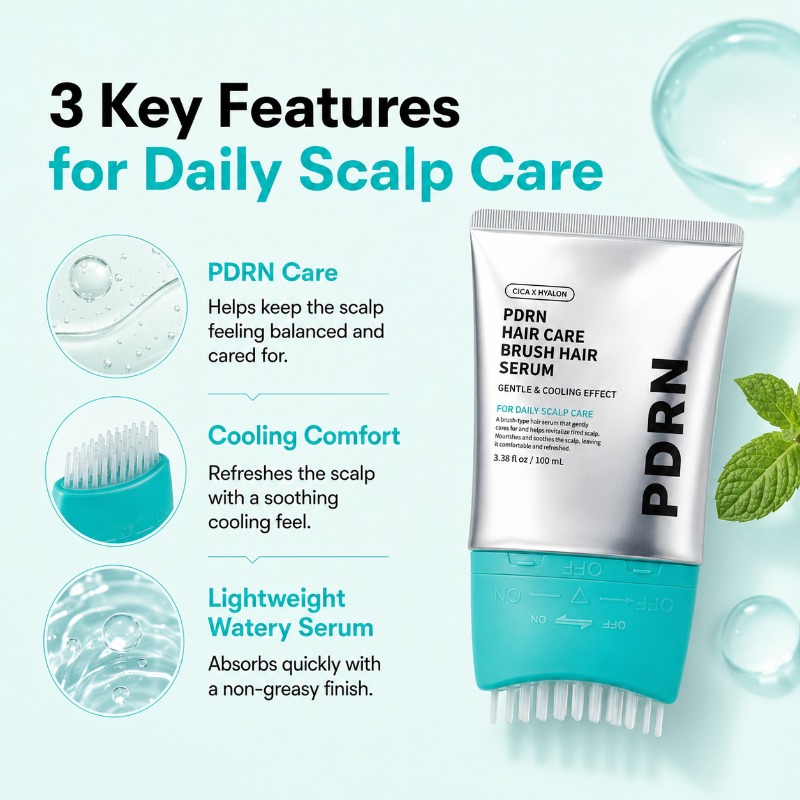 PDRN 두피 강화 헤어 세럼 100ml – 가벼운 리 - Hair Care Korean Products 리뷰 및 가격